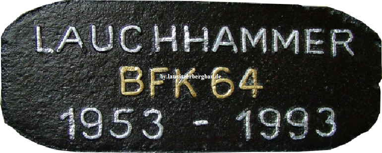 BFK 64 Lauchhammer Brikett